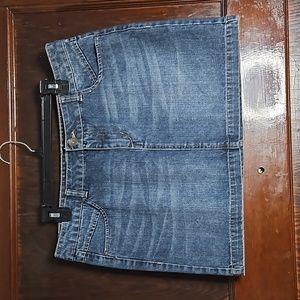 EUC Route 66 Denim Skirt - Size 12